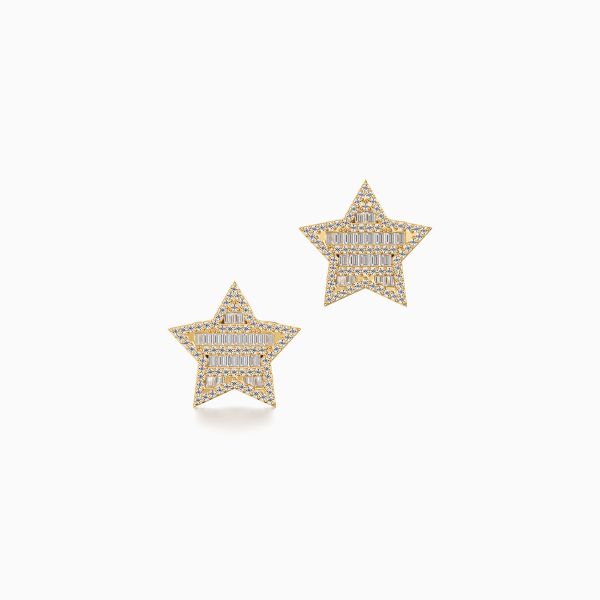 Jamming Star Diamond Earrings