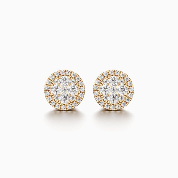 Round Def Diamond Earrings