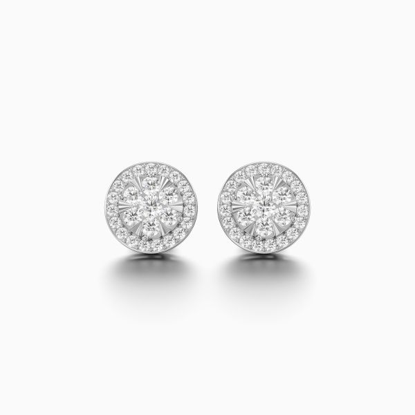 Round Rizzy Diamond Earrings