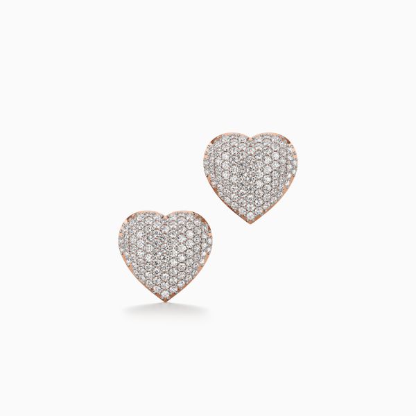 Finesse Heart Diamond Earrings
