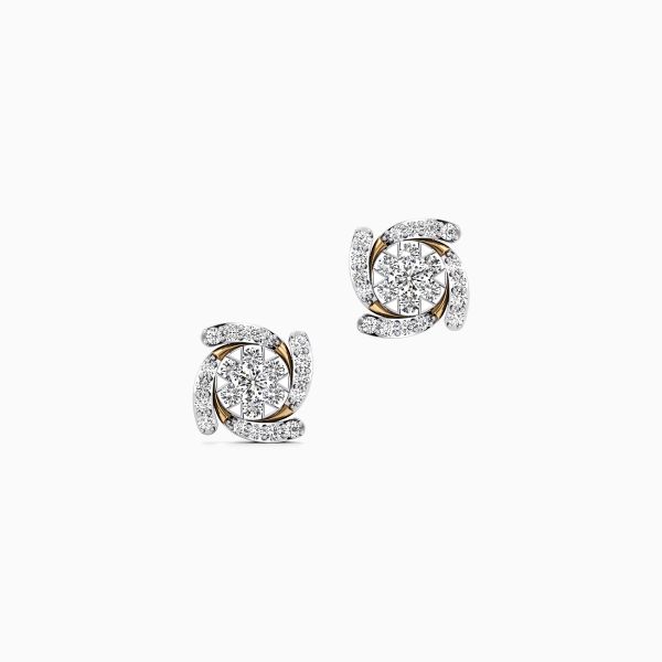 Starry Spinner Diamond Earrings
