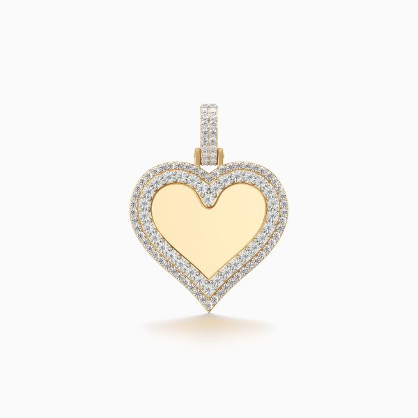 Heart Keepsake Diamond Pendant