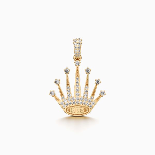 Crown of King Diamond Pendant