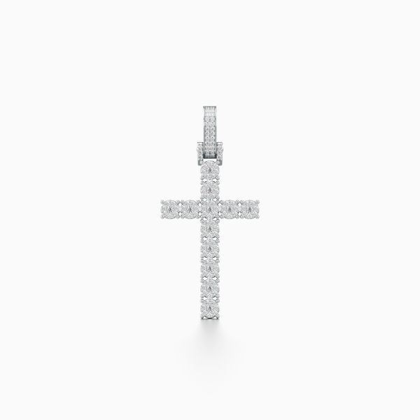 Snazzy Cross Diamond Pendant
