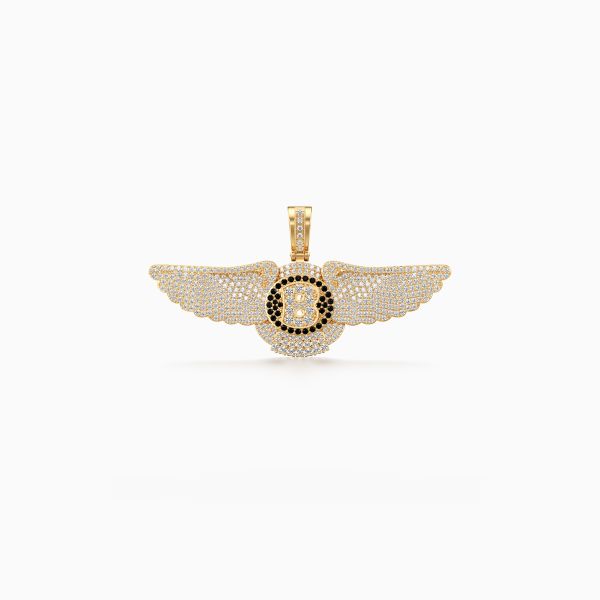 Swanky Bentley Logo Diamond Pendant
