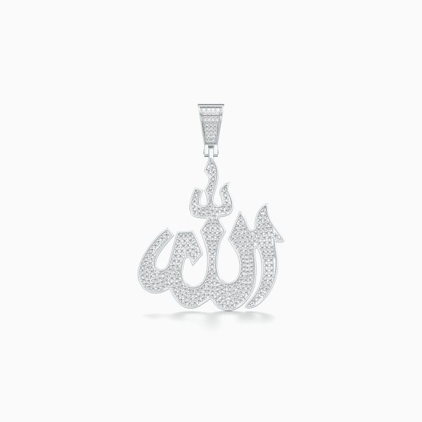 Pious Allah Diamond Pendant
