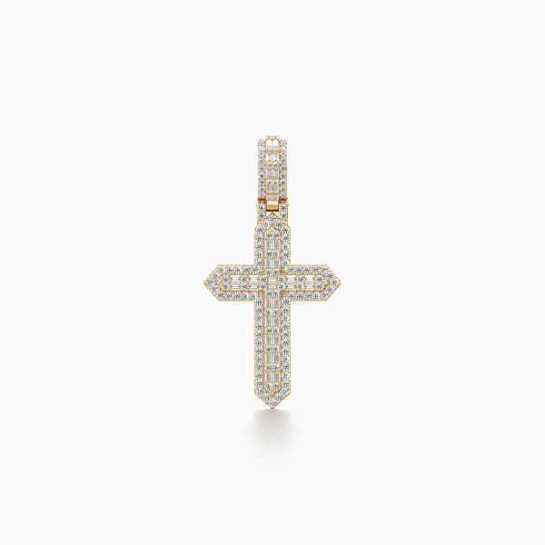 Dazzling Cross Diamond Pendant