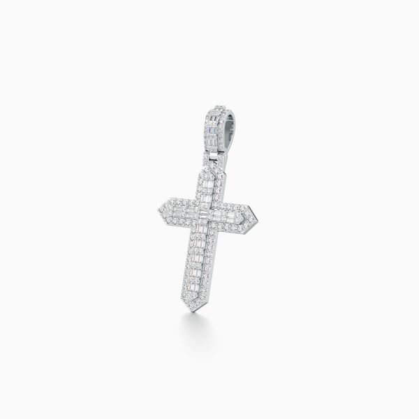 Barby Cross Diamond Pendant