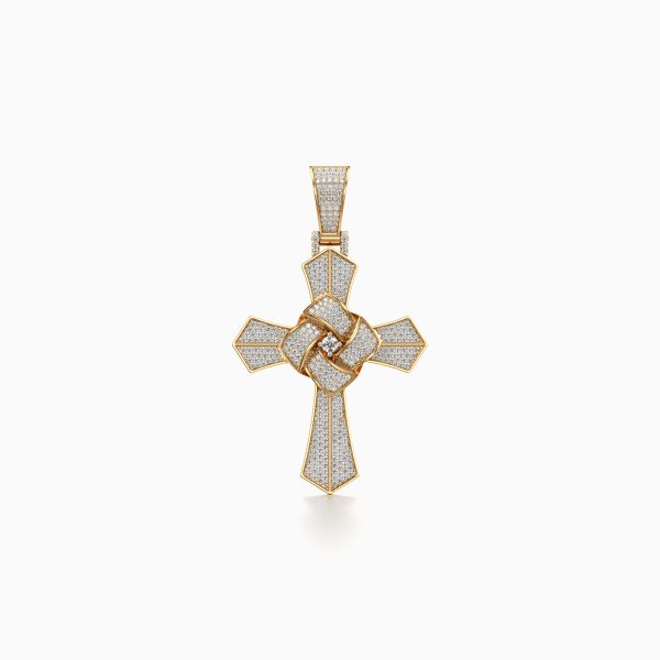 Celtic Cross Diamond Pendant