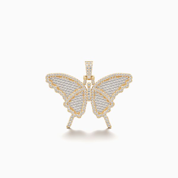 Slamming Butterfly Diamond Pendant