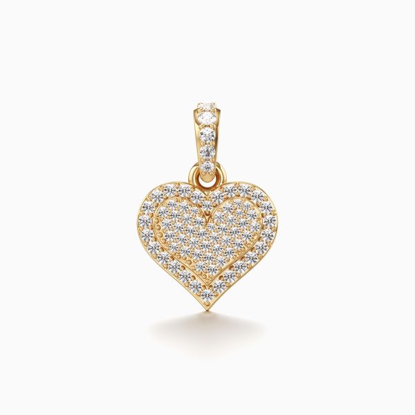 Snazzy Heart Diamond Pendant