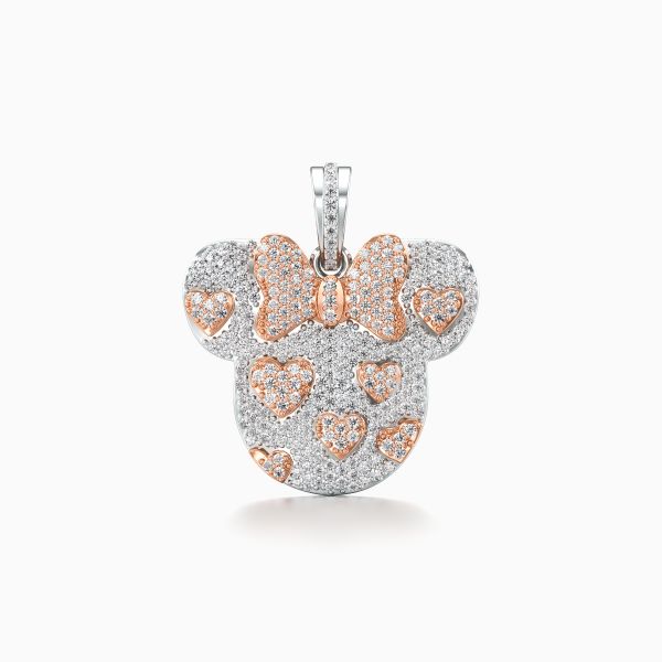Minnie Mouse Diamond Pendant
