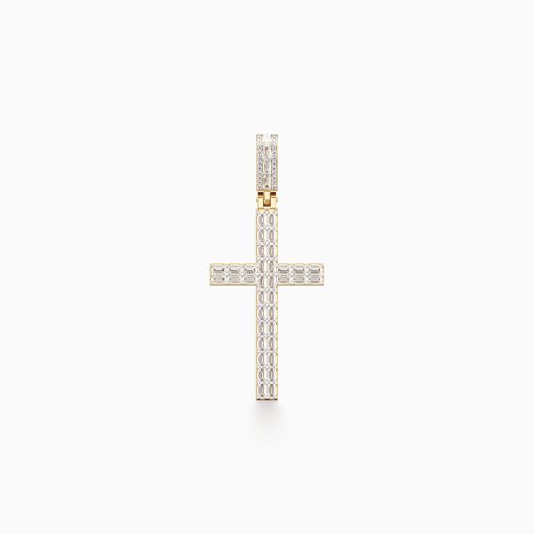 Dainty Cross Diamond Pendant
