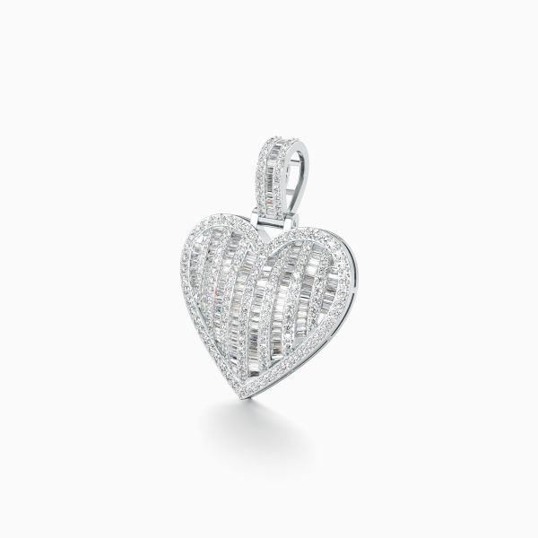 Shape of Love Diamond Pendant