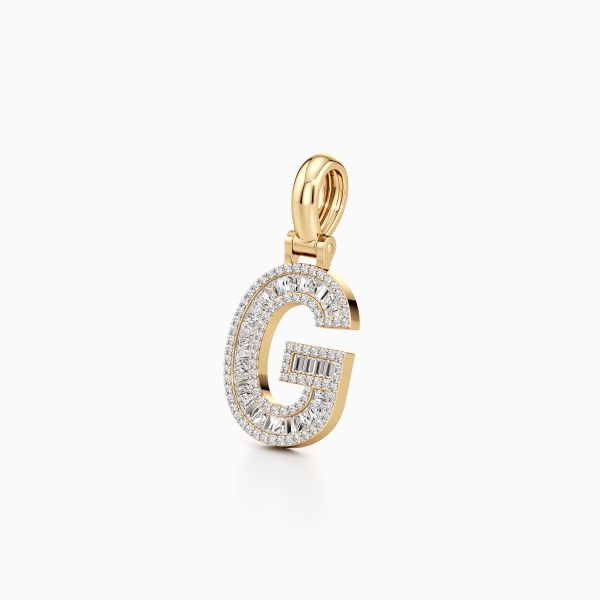 Golden Glory Diamond Pendant
