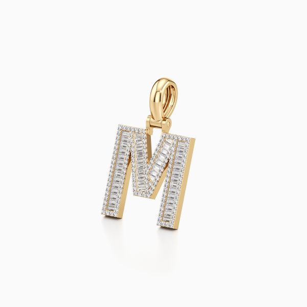 Maverick M Diamond Pendant