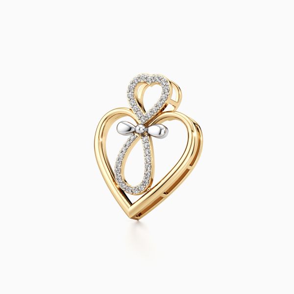 Romantic's Knot Diamond Pendant