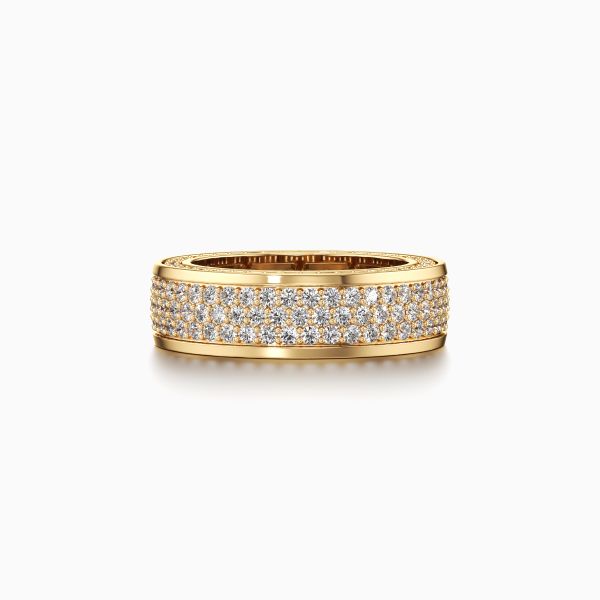 Bussing Rectilinear Diamond Ring