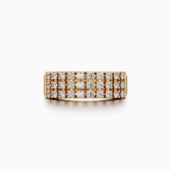 Gem Lattice Diamond Ring