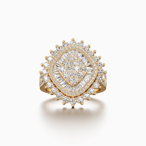 Garish Diamond Diamond Ring
