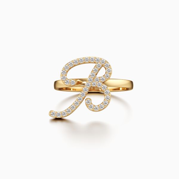 Swanky B Diamond Ring