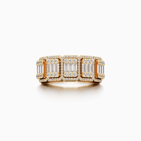 Triumphant Shimmer Diamond Ring