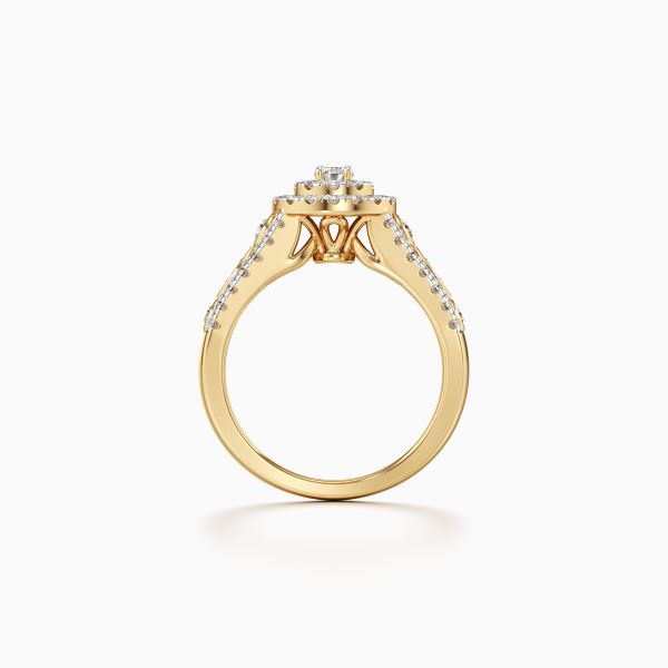 Exotic Solitaire Diamond Ring