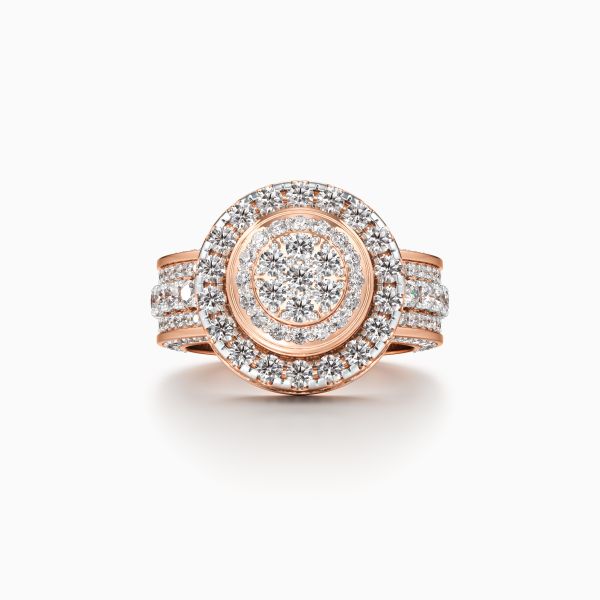 Stunning Protruding Diamond Ring