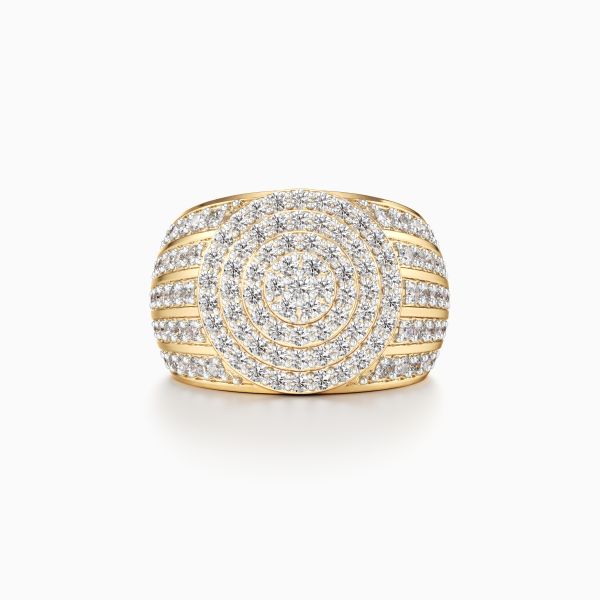 Shimmering Dome Diamond Ring