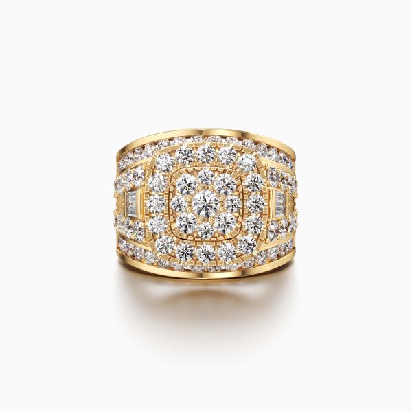 Radiant Biggie Diamond Ring