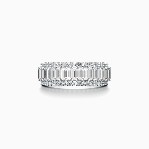 Baguette Laced Diamond Ring