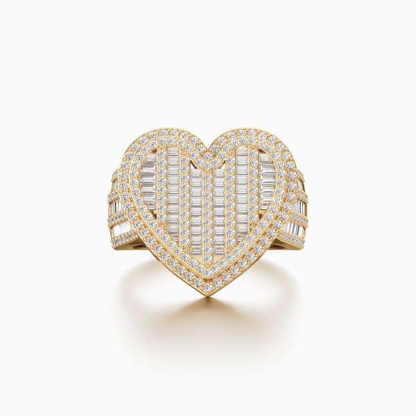 Biggie Heart Diamond Ring