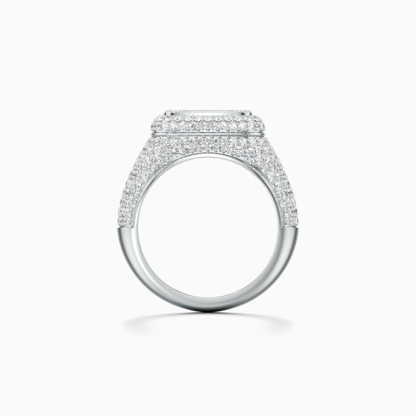 Flashy Oblong Diamond Ring