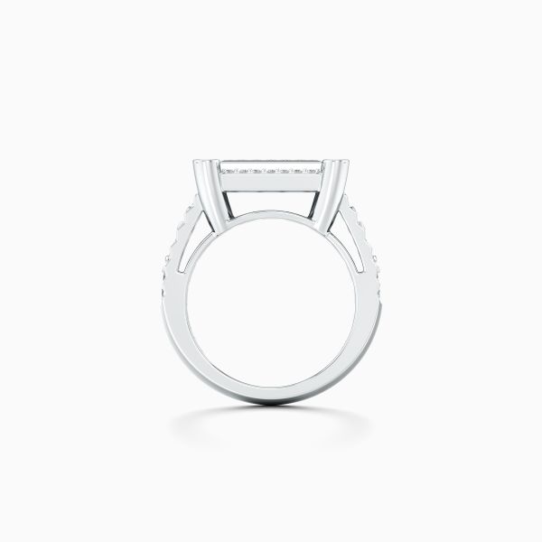 Chunky Square Diamond Ring