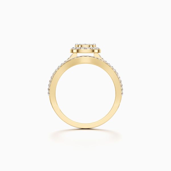 Perky Pear Diamond Ring