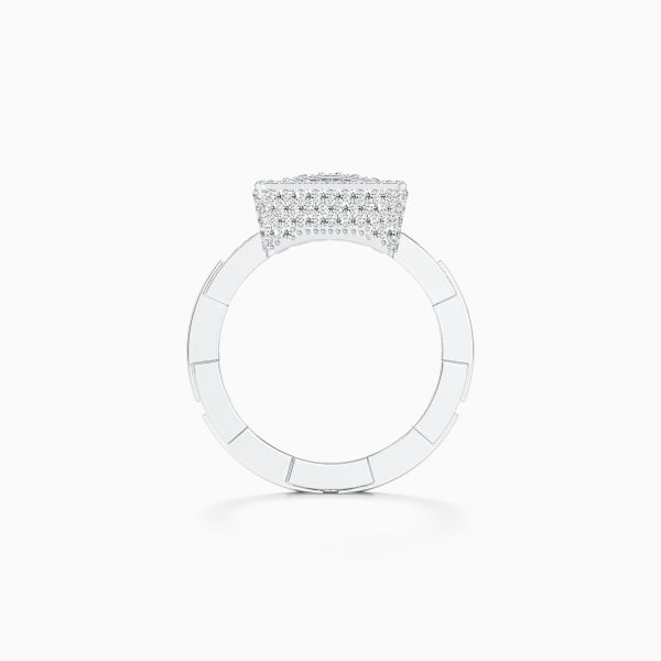 Rectangle Biggie Diamond Ring