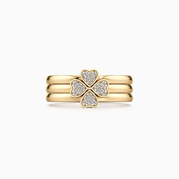 Floral Trellis Diamond Ring