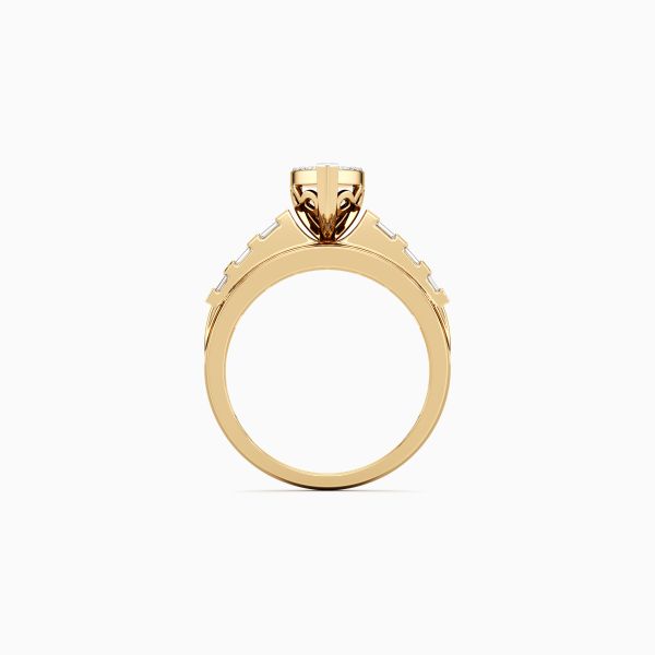 Pear Bloom Diamond Ring