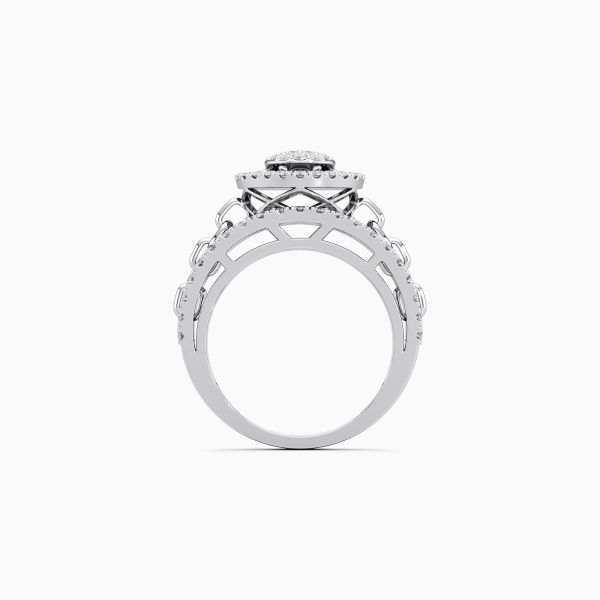 Circular Love Diamond Ring
