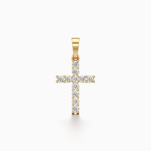 Brilliant Cross Diamond Pendant