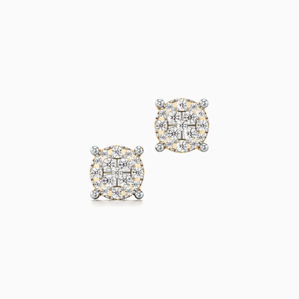 Circle Nirvana Diamond Earrings
