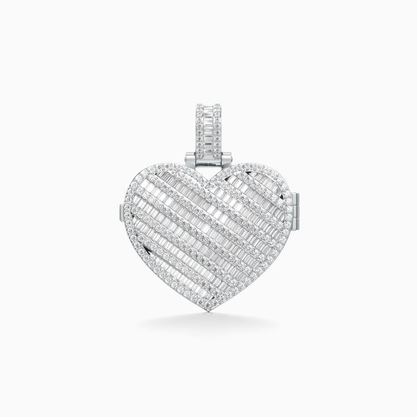 Heart Locket Diamond Pendant