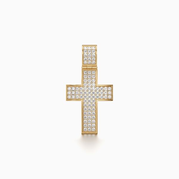 Glitzy Cross Diamond Pendant