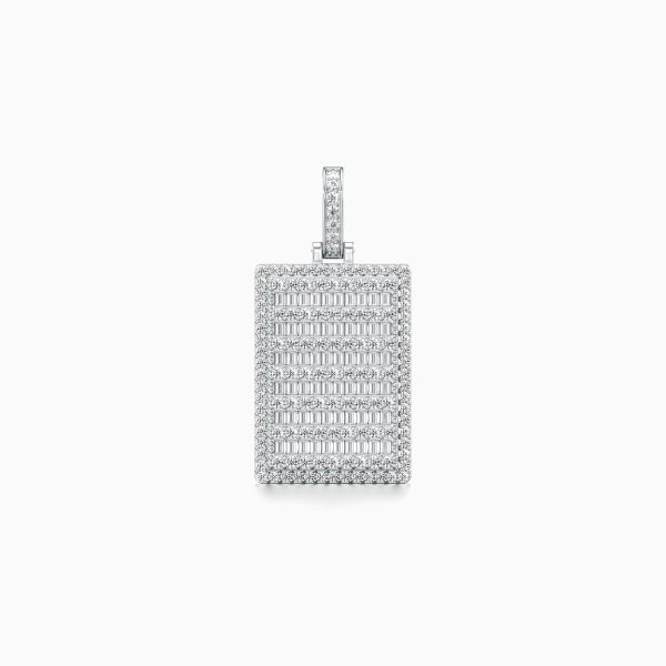Dazzling Boxy Diamond Pendant