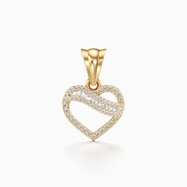 Swanky Heart Diamond Pendant
