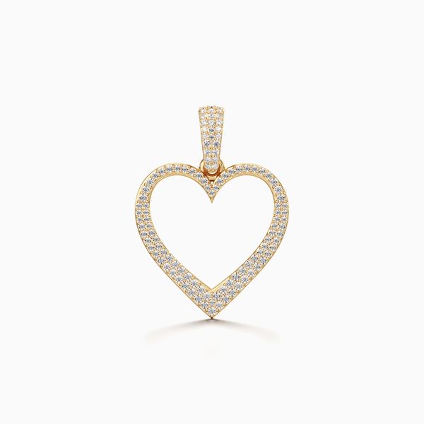 Ritzy Heart Diamond Pendant
