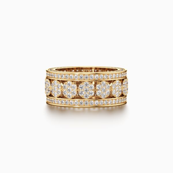 Fancy Cluster Diamond Ring