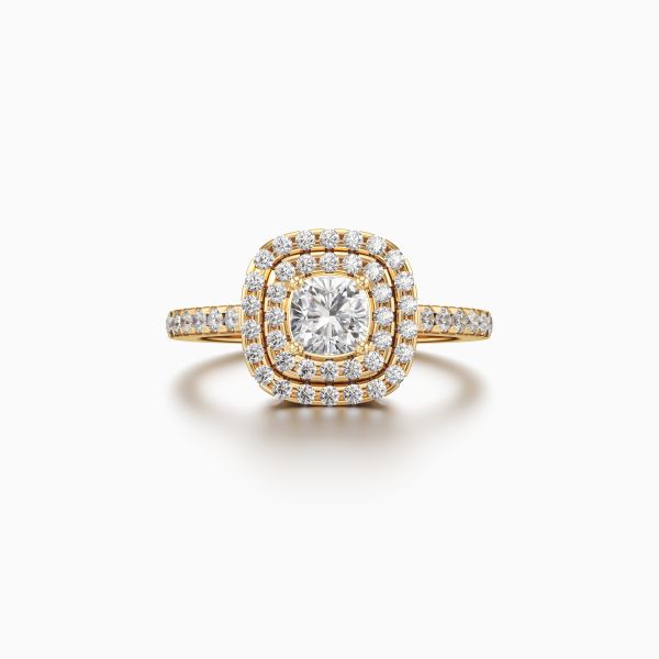 Solitaire Squircle Diamond Ring