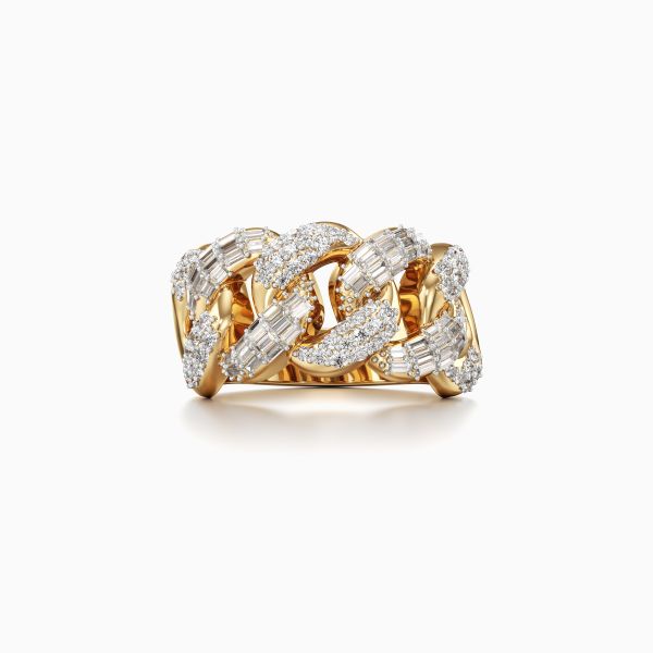 Coolio Cuban Diamond Ring