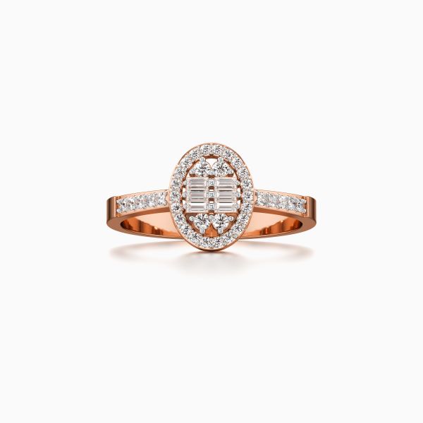 Stand Down Pear Diamond Ring